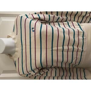 1970s Hang Ten Striped Mock Neck Sweater XS